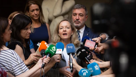 La vicepresidenta primera del Gobierno, Nadia Calviño