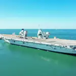 El portaaviones británico &quot;HMS Prince of Wales&quot; en la base de Rota
