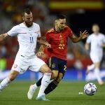 Pablo Sarabia con España.