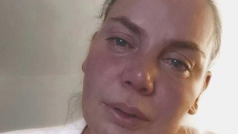 Jelena Dokic relatando en Instagram su desesperada situación