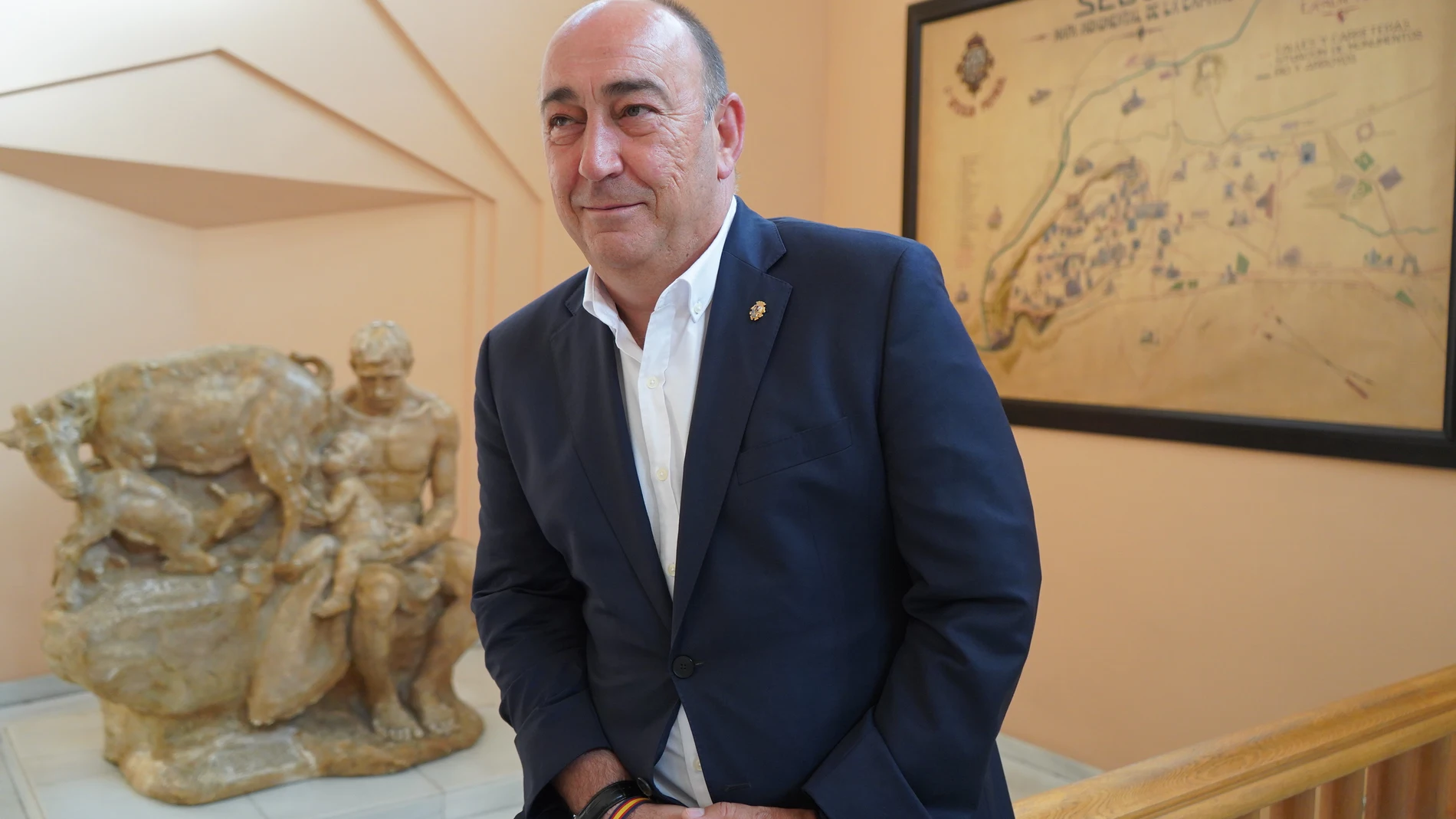 El presidente de la Diputación de Segovia, Miguel Ángel de Vicente