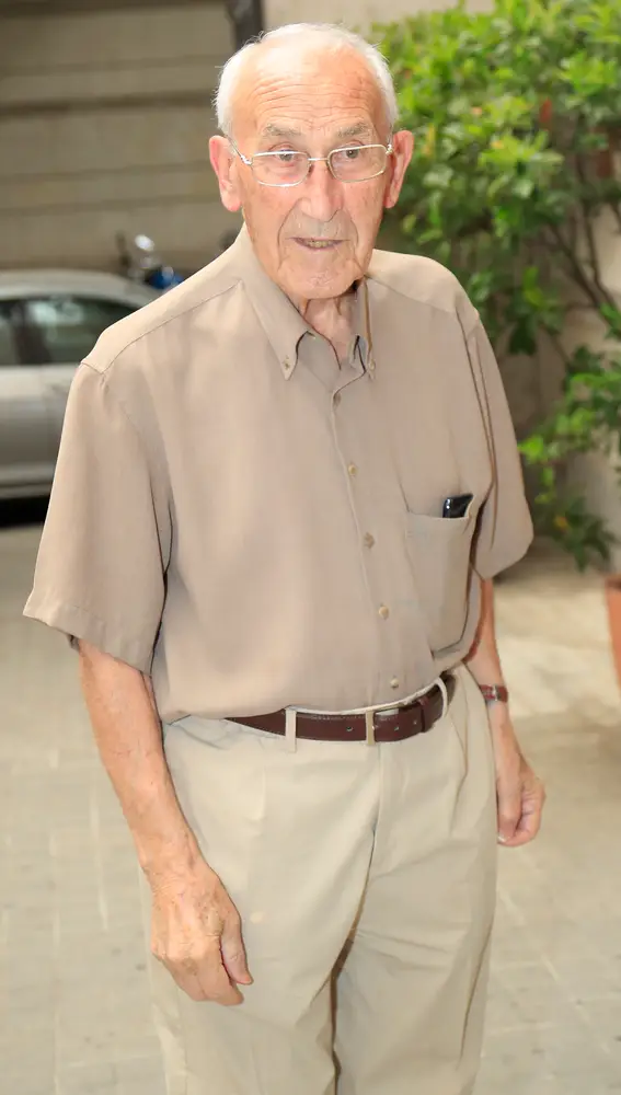 Javier de Montini, en el funeral de Jesús Mariñas