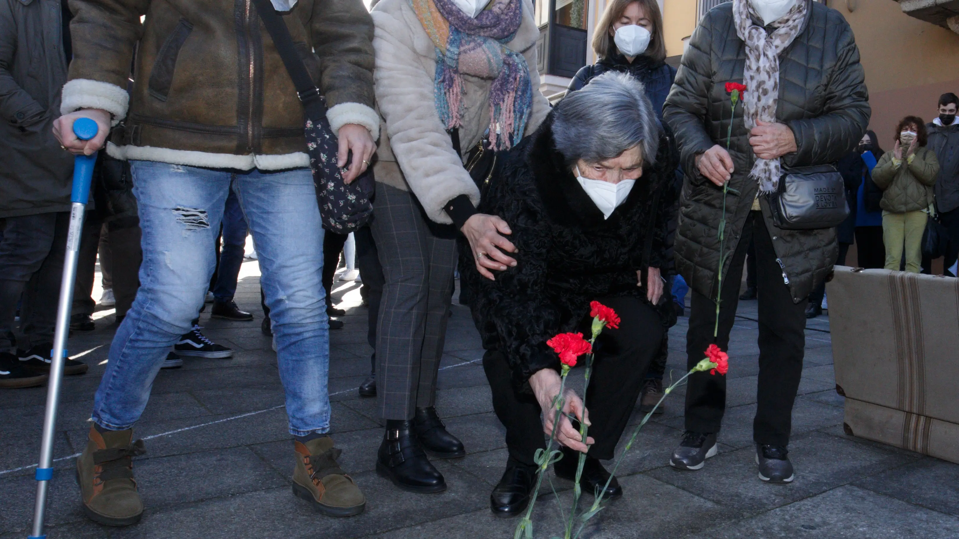 Acto de homenaje y de colocación de las placas en Ponferrada