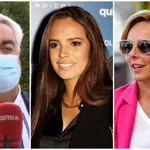 Enrique Trebolle, Gloria Camila y Rocío Carrasco