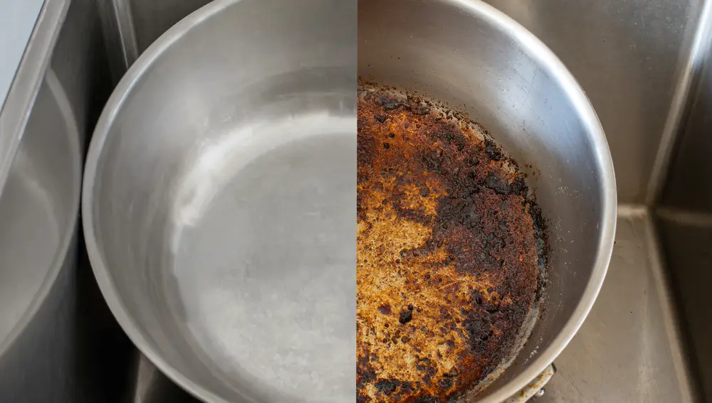 Existe una técnica japonesa que es muy simple y que siempre da unos resultados estupendos para limpiar una olla quemada