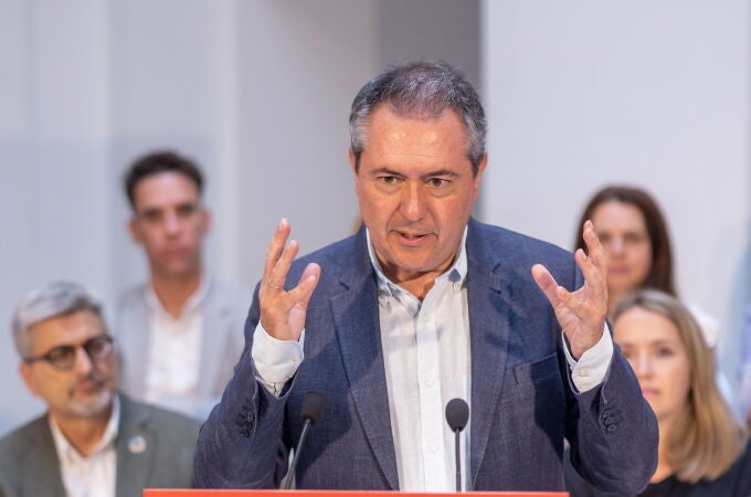 El candidato socialista a la Presidencia de la Junta de Andalucía, Juan Espadas