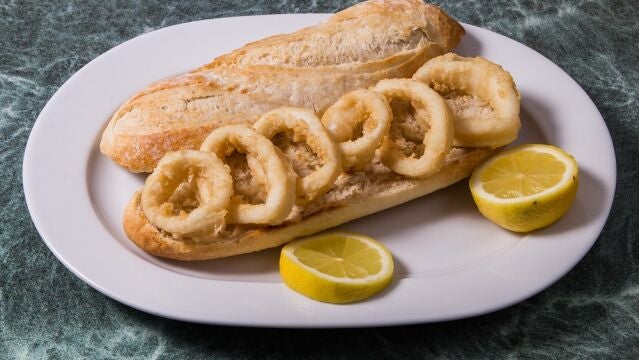 Bocata de calamares, lo más demandado en Valladolid