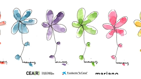 Cartel con las flores que se podrá ver desde el 20 de junio en el Caixaforum de Madrid