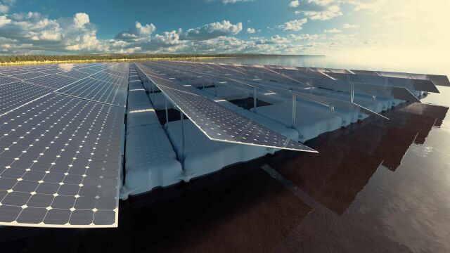 Proyecto de energía fotovoltaica flotante en Países Bajos