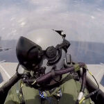 El piloto del Eurofighter desde cuya cabina se rodó el vídeo