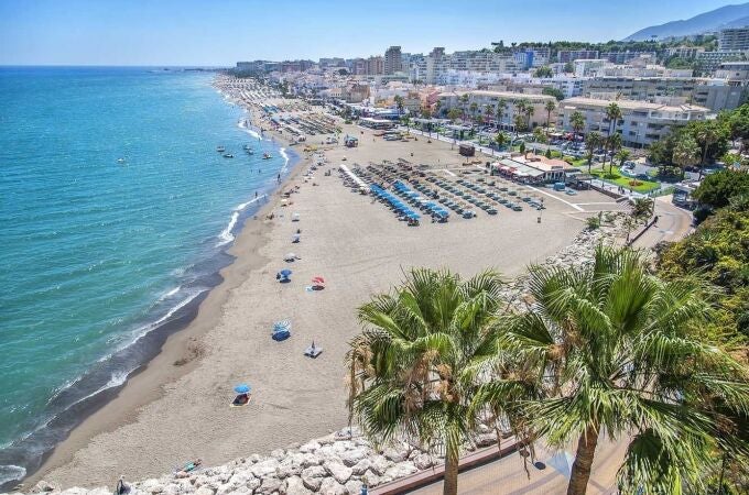 Una de las playas de la provincia de Málaga