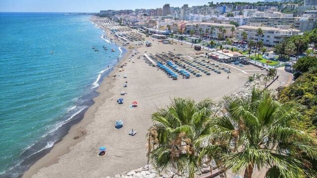Una de las playas de la provincia de Málaga