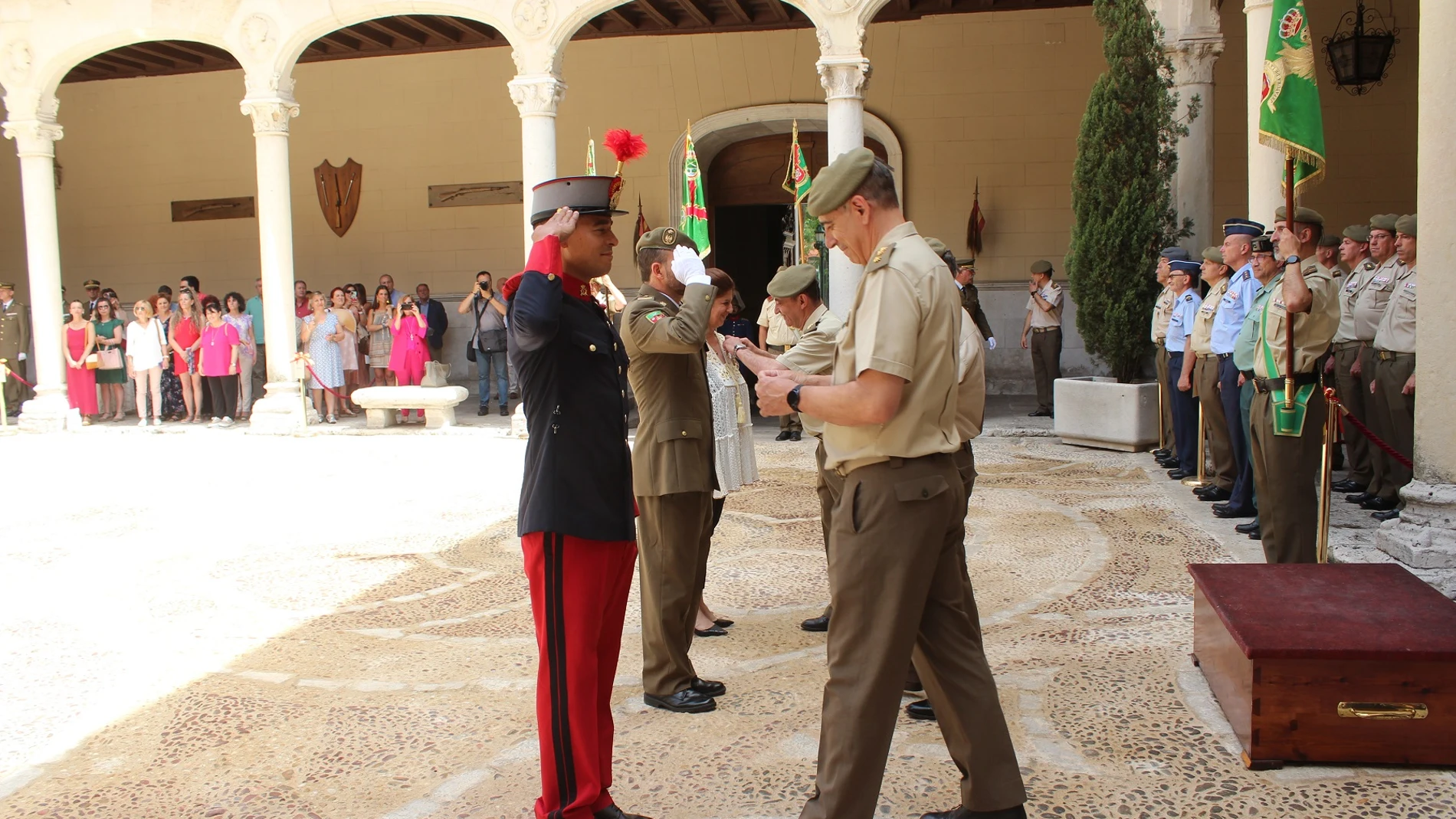 Acto conmemorativo del Día de la Cuarta Subinspección General del Ejército en el Palacio Real de Valladolid
