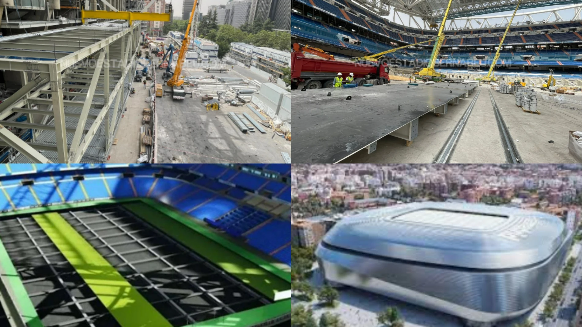 Avance imparable en las obras del nuevo Bernabéu