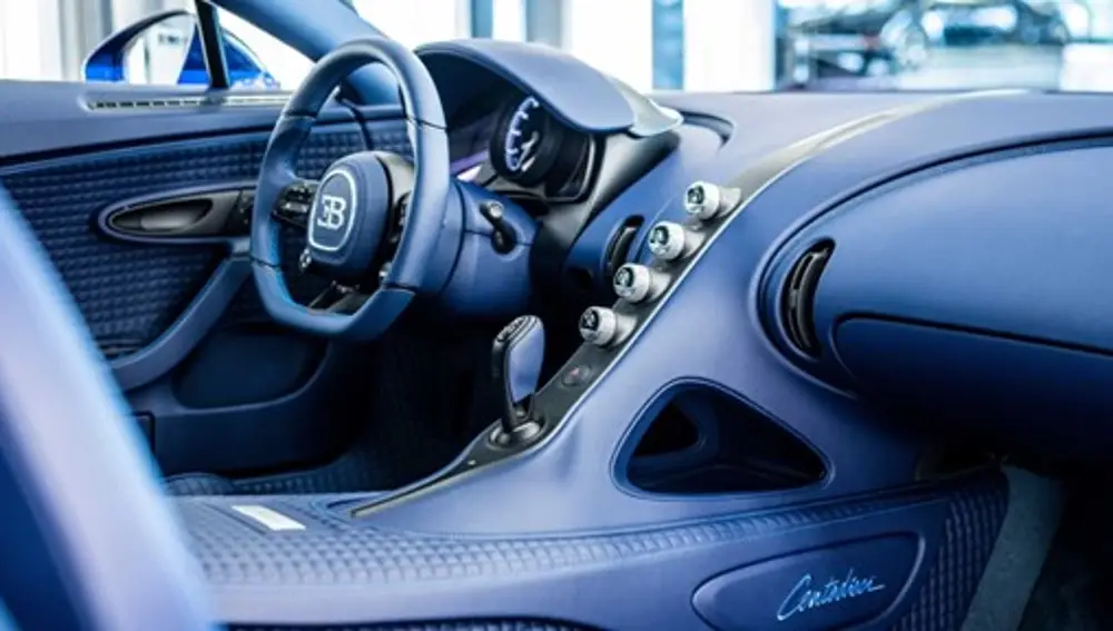 Interior del Bugatti Centodieci.