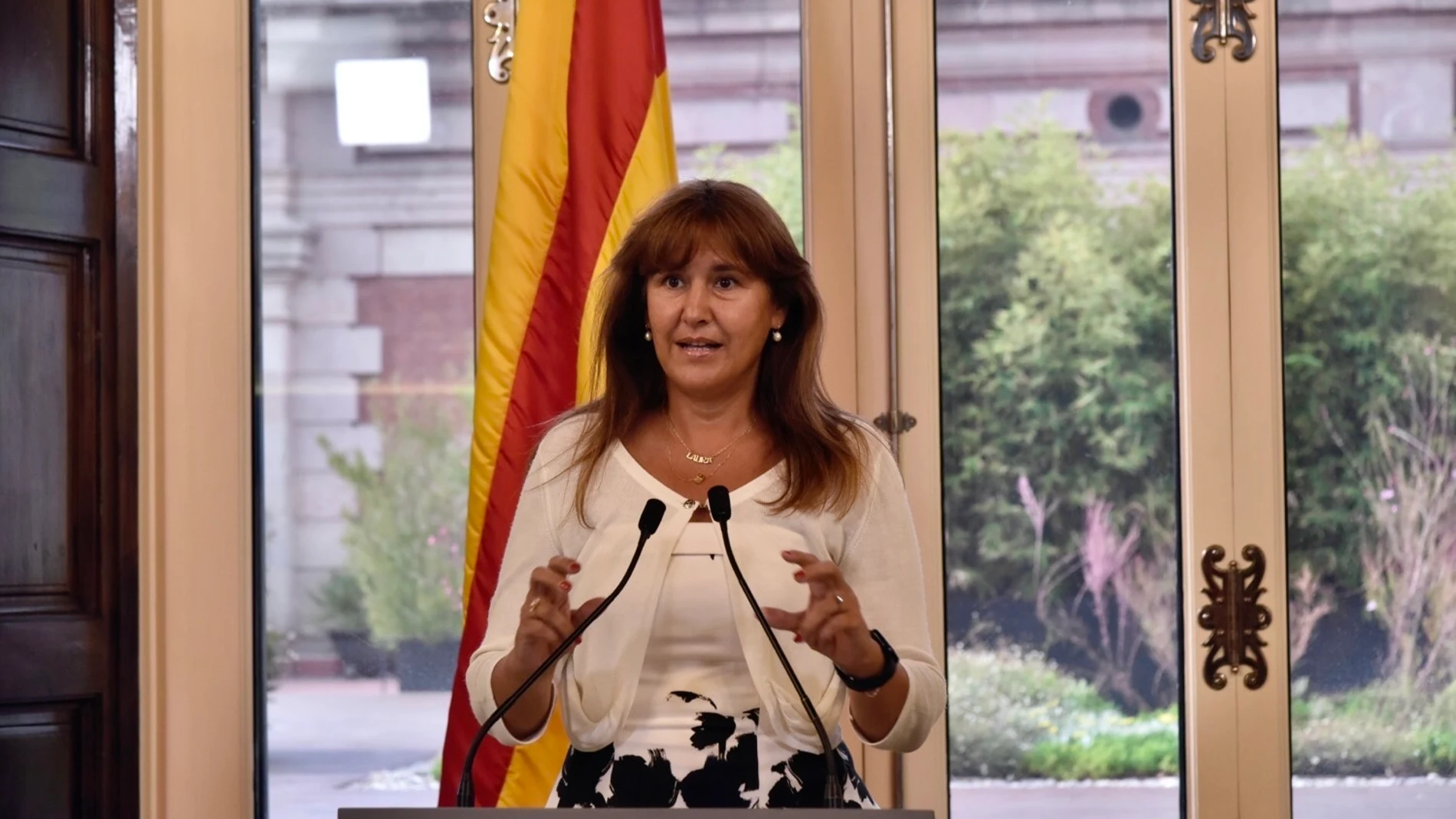 La presidenta del Parlament, Laura Borrà