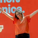 La vicepresidenta del Gobierno valenciano Mónica Oltra, el sábado en Valencia