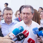 El candidato del PSOE a la Presidencia de la Junta y secretario general del PSOE de Andalucía, Juan Espada