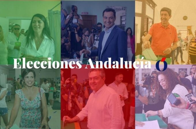 Los candidatos andaluces votan el 19-J