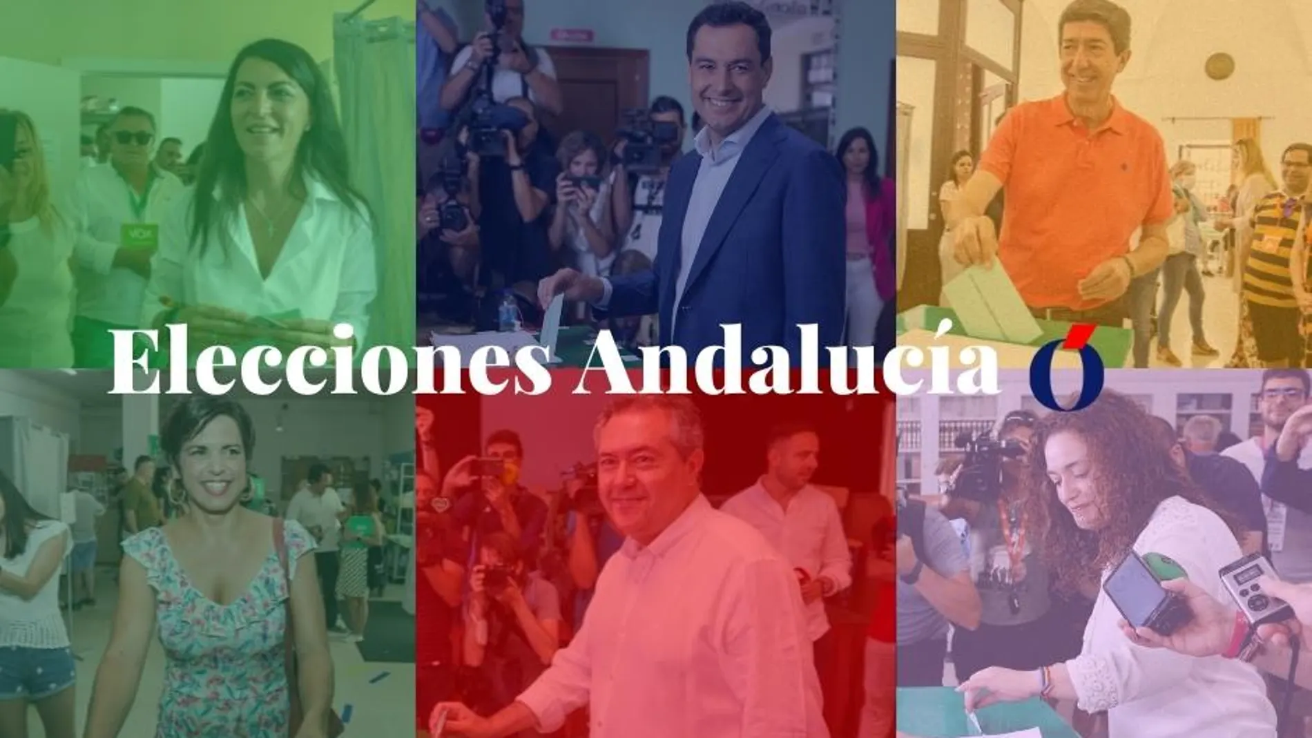 Los candidatos andaluces votan el 19-J