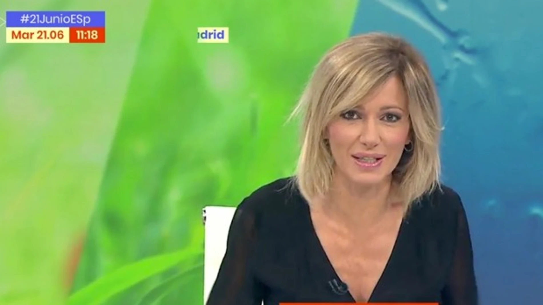 Susanna Griso, en el matinal de Antena 3 "Espejo Público"