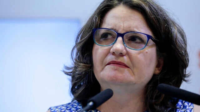 La exvicepresidenta de la Generalitat y coportavoz de Compromís, Mónica Oltra