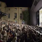 Vista del festival Aix-on-Provence de Francia