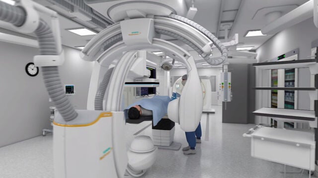 Simulación de cómo será la sala que se integra en el proyecto One Step Ictus