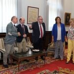 El consejero de Sanidad, Alejandro Vázquez, se reúne con la presidenta de la Diputación de Palencia, Ángeles Armisén