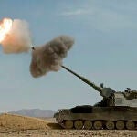 Un obús Panzerhaubitze 2000 alemán