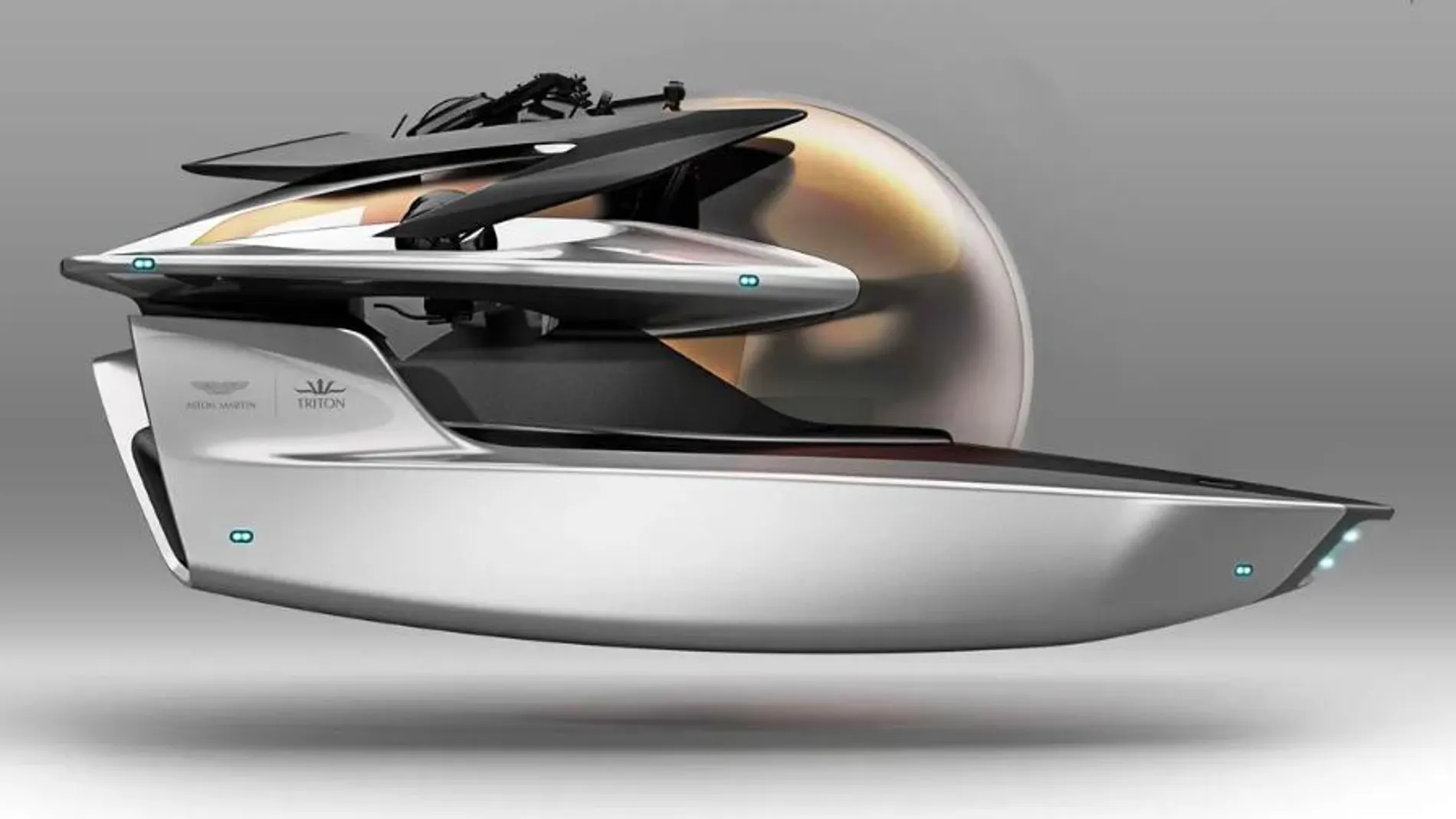 Perfil del submarino diseñado por Aston Martin