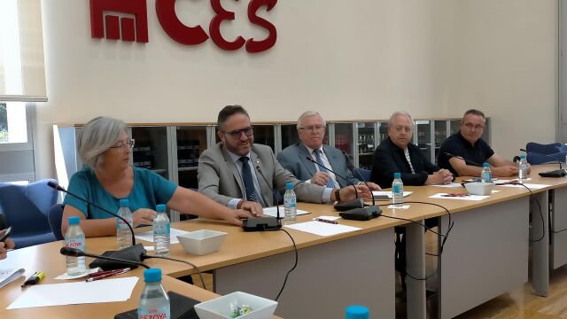 Imagen de la rueda de prensa de presentación de la memoria del CESRM