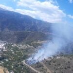 Incendio declarado en Canillas de Albaida