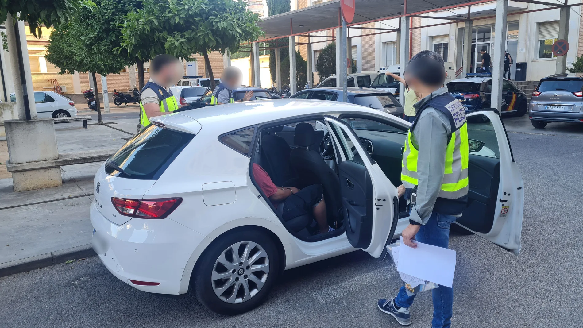 El detenido, en dependencias policiales