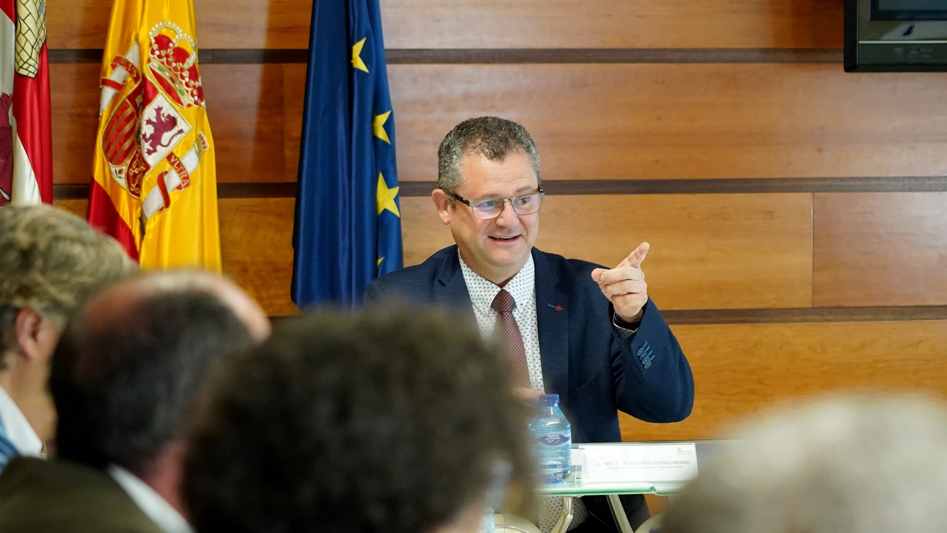 El consejero de Agricultura, Ganadería y Desarrollo Rural, Gerardo Dueñas