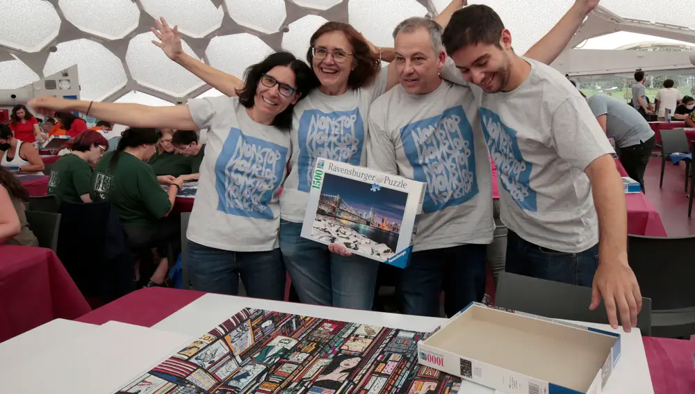 Final del Campeonato Mundial de Puzzles, celebrado en Valladolid