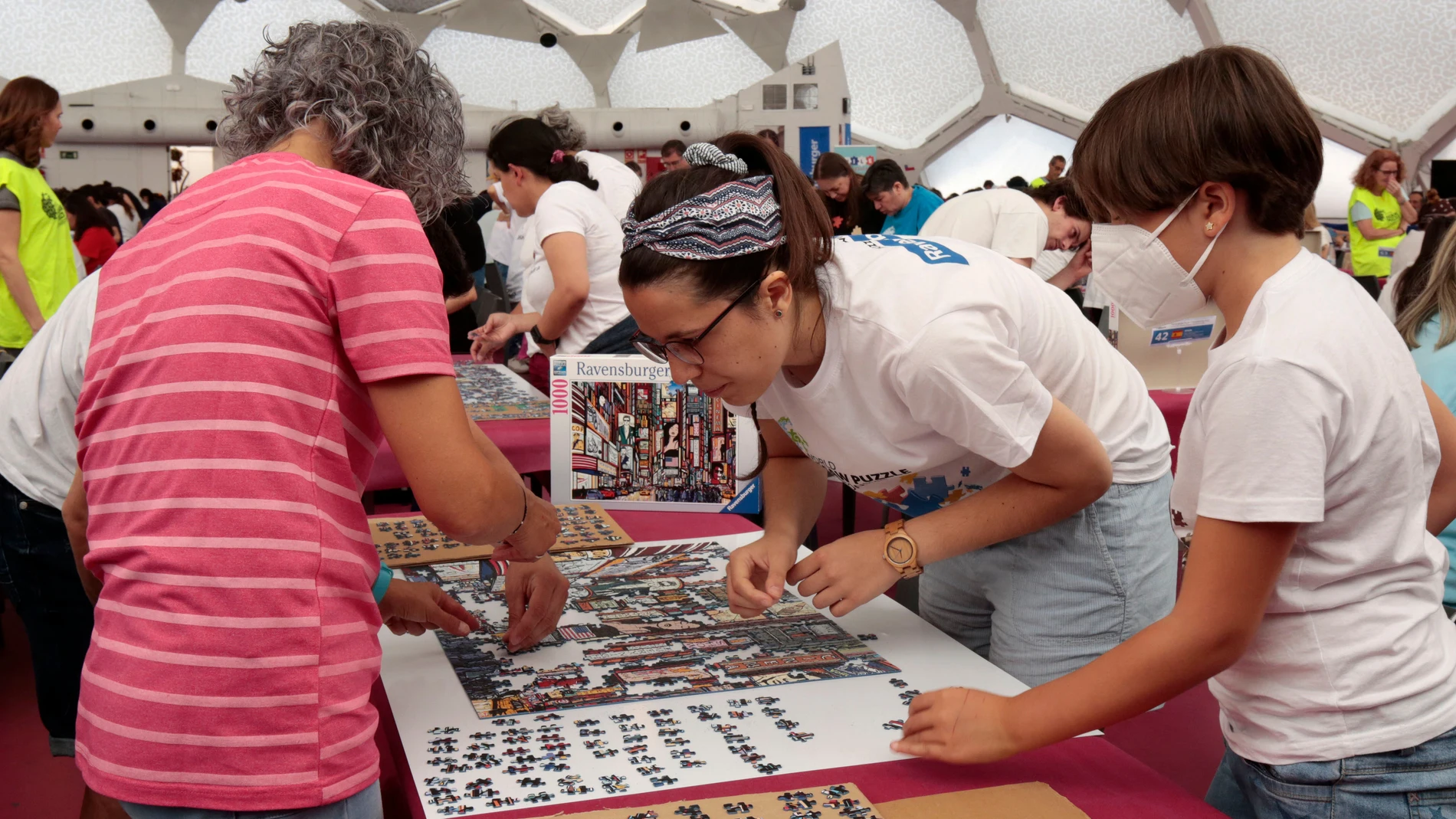 Final del Campeonato Mundial de Puzzles, celebrado en Valladolid