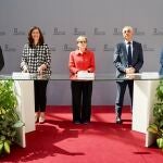 El vicepresidente de la Junta de Castilla y León, Juan García-Gallardo, participa en la firma del protocolo con las universidades públicas de Castilla y León en materia de víctimas del terrorismo