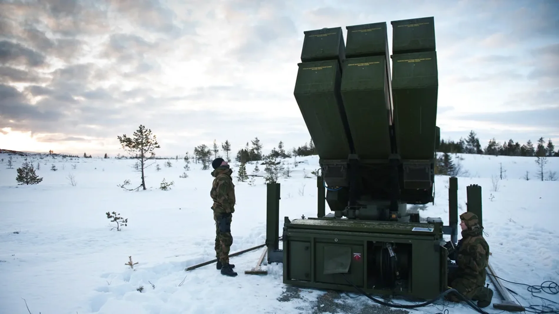 Sistema de defensa aérea Nasams, desplegado en Noruega