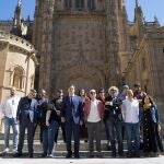 El alcalde de Salamanca, Carlos García-Carbayo, presenta la nueva edición del programa ‘Salamanca Plazas y Patios’