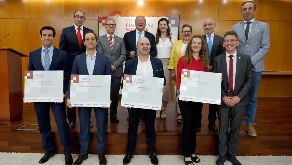 La Cámara de Comercio de Valladolid entrega el premio Pyme 2022, así como de los accésits a la internacionalización, digitalización e innovación, formación y empleo y a la pyme sostenible