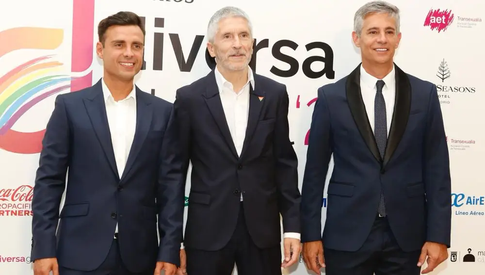 Eugenio Garcia, Fernando Grande-Marlaska y Juan Martín Boll