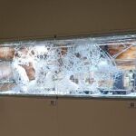 Los ladrones han roto con un mazo las vitrinas de la feria de arte Tefaf