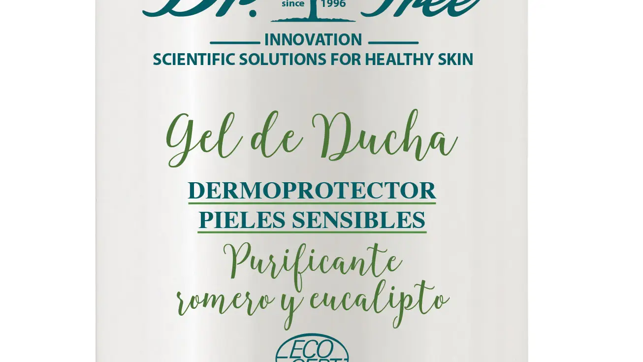 Gel de ducha purificante de romero y eucalipto.