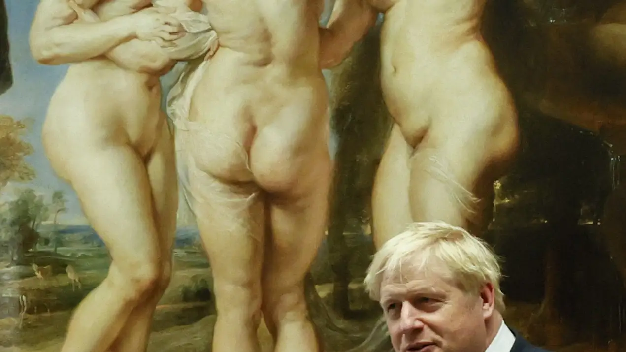 Boris Johnson disfrutó de las &quot;Tres gracias&quot; de Rubens