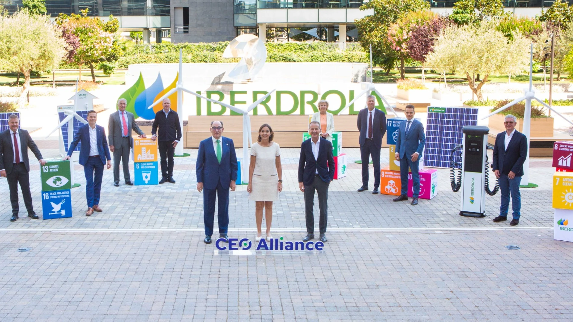 Reunión de la CEO Alliance en la sede de Iberdrola, en Madrid, a 29 de junio de 2022
