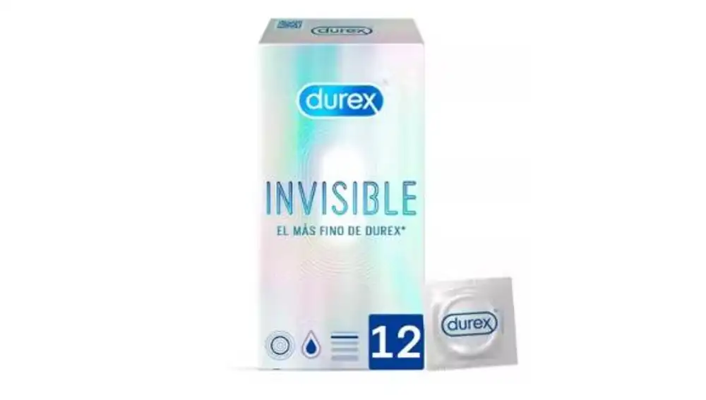 Durex Preservativos Invisibles Extra Sensitivos 12 Uds