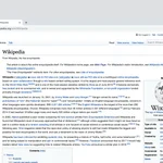Wikipedia en la Wikipedia