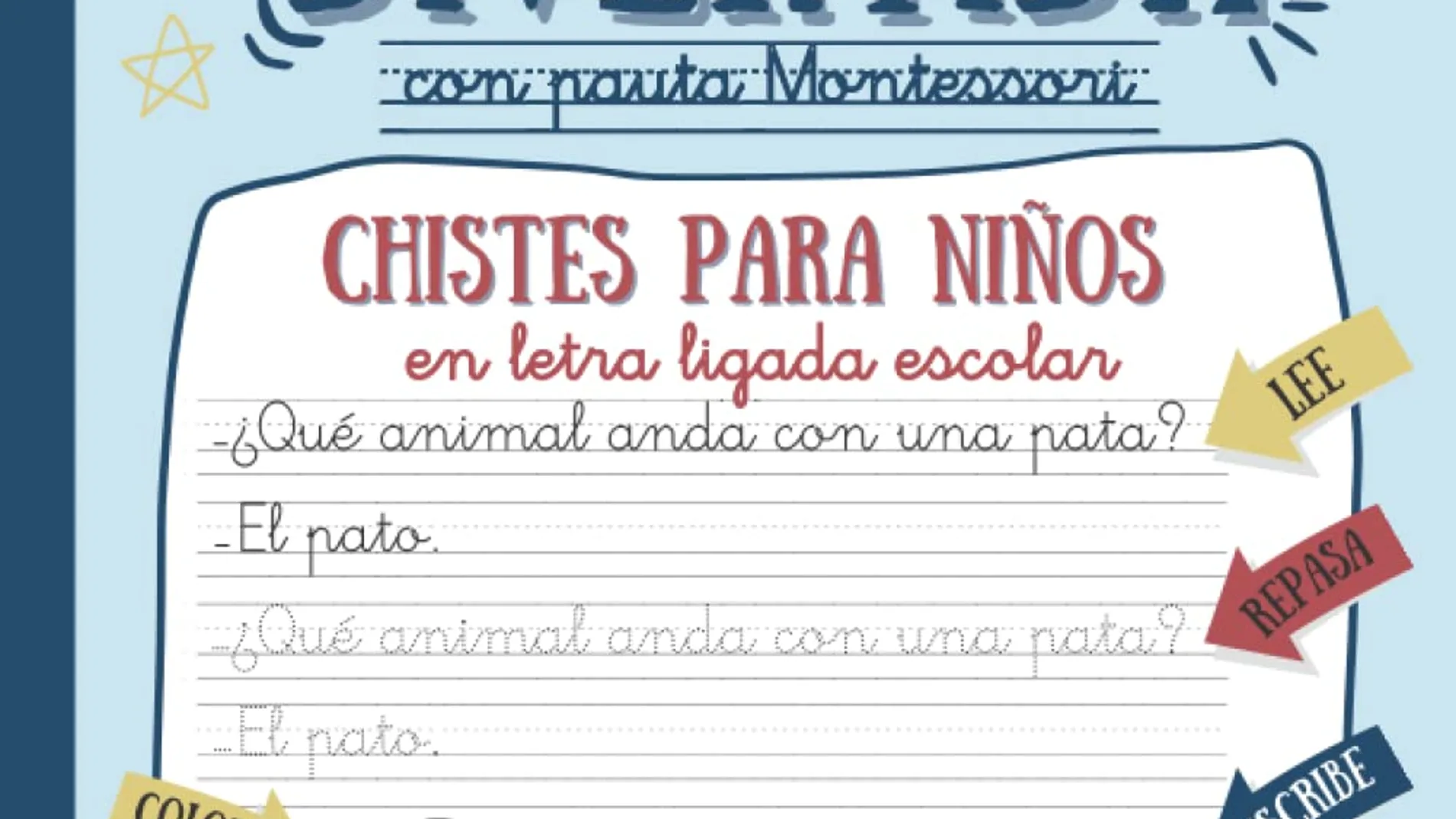 El mejor libro de caligrafía para el verano es este cuaderno de Montessori,  según los clientes de Amazon
