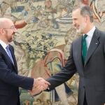 El Rey recibe en audiencia a Charles Michel